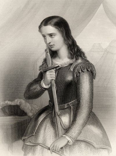 Juana de Arco (1412-31) ilustración de 